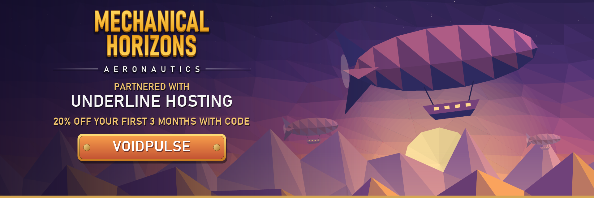 Partnered with Underline Hosting. 20% off your first 3 months with code VOIDPULSE.
